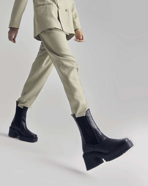 Squared Chelsea Boots Women’s Vegan Boots