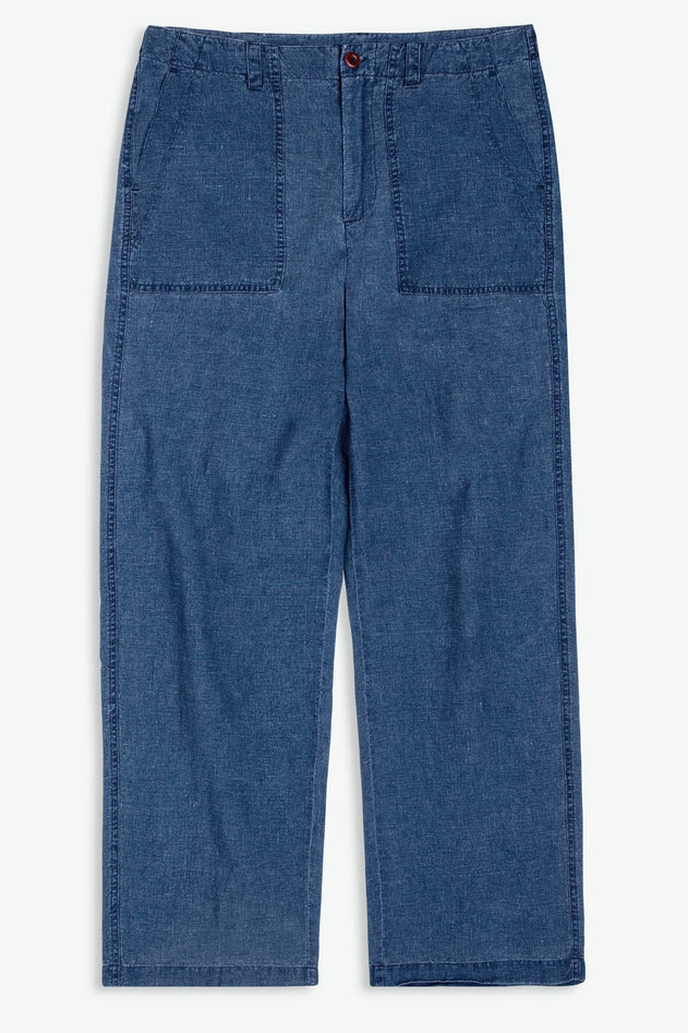Aesc Trousers Indigo Linen
