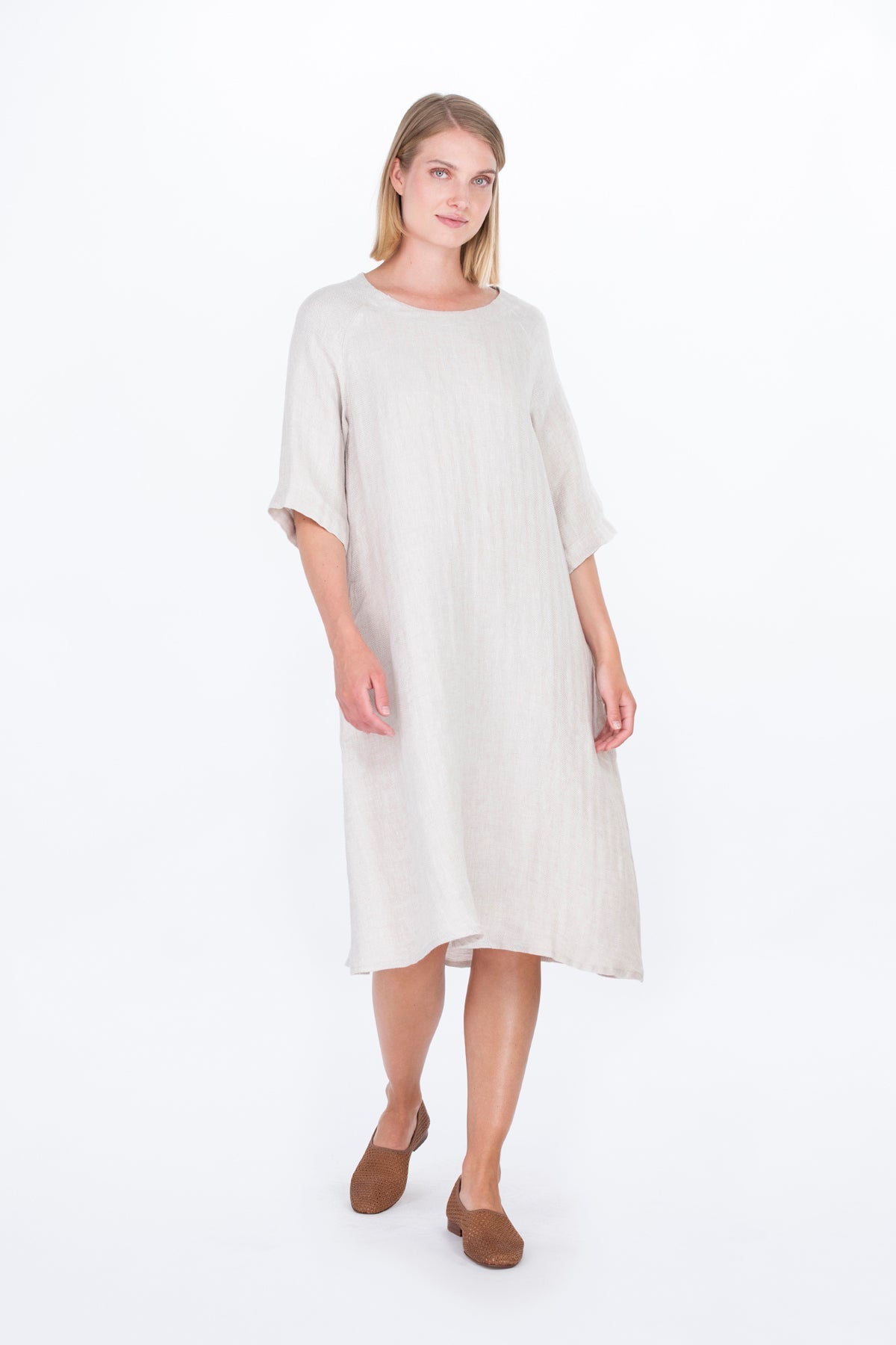 Aukio Dress Beige