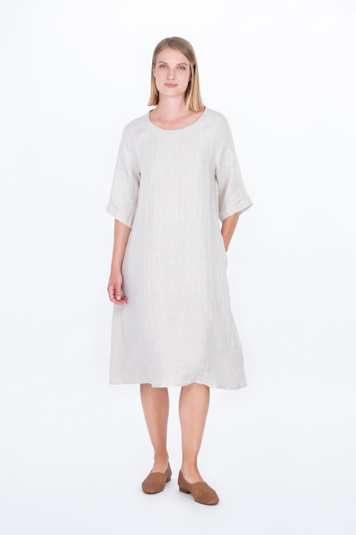 Aukio Dress Beige