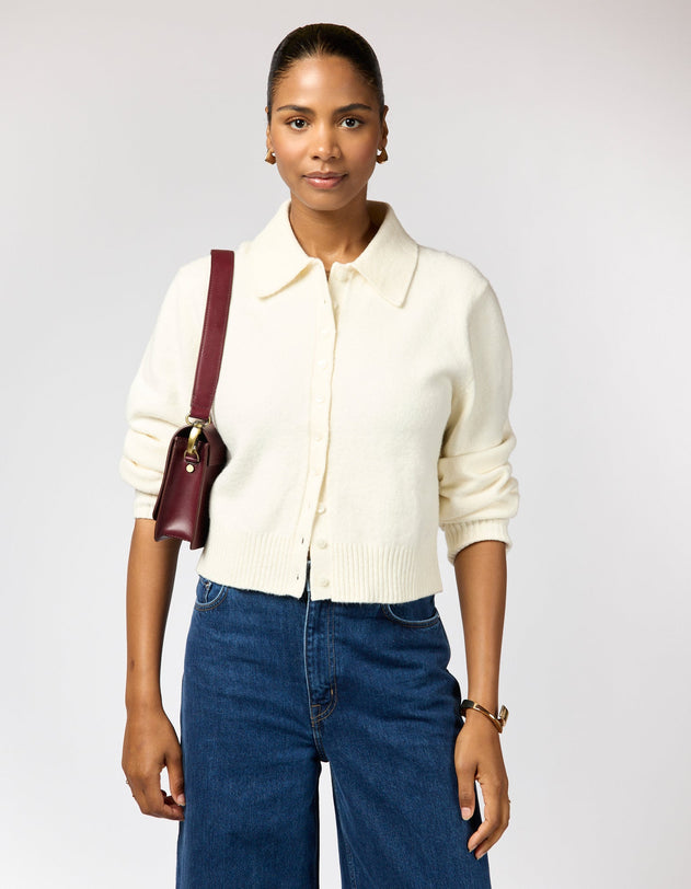 Audrey Mini Bag Classic Leather Dark Cherry