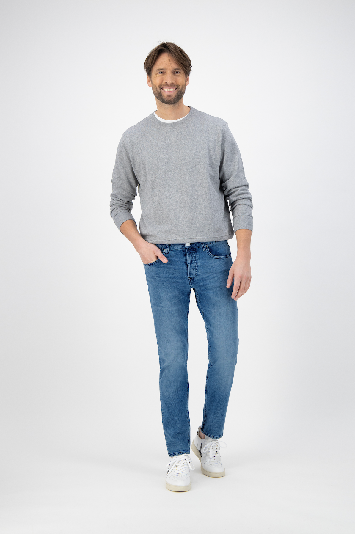 Slimmer Rick Jeans Authentic Indigo