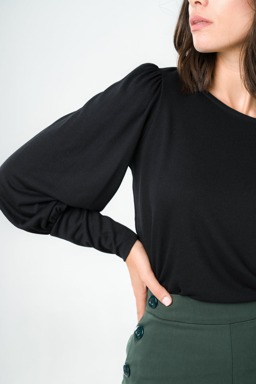 Freesia Blouse Black