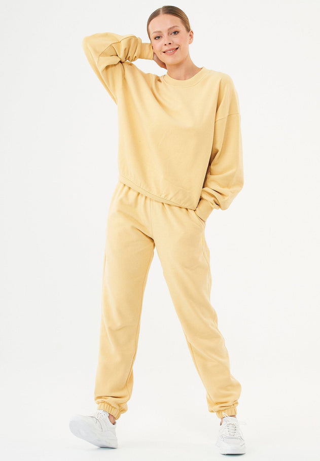 Buket Soft Touch Organic Cotton Sweatshirt Soft Yellow