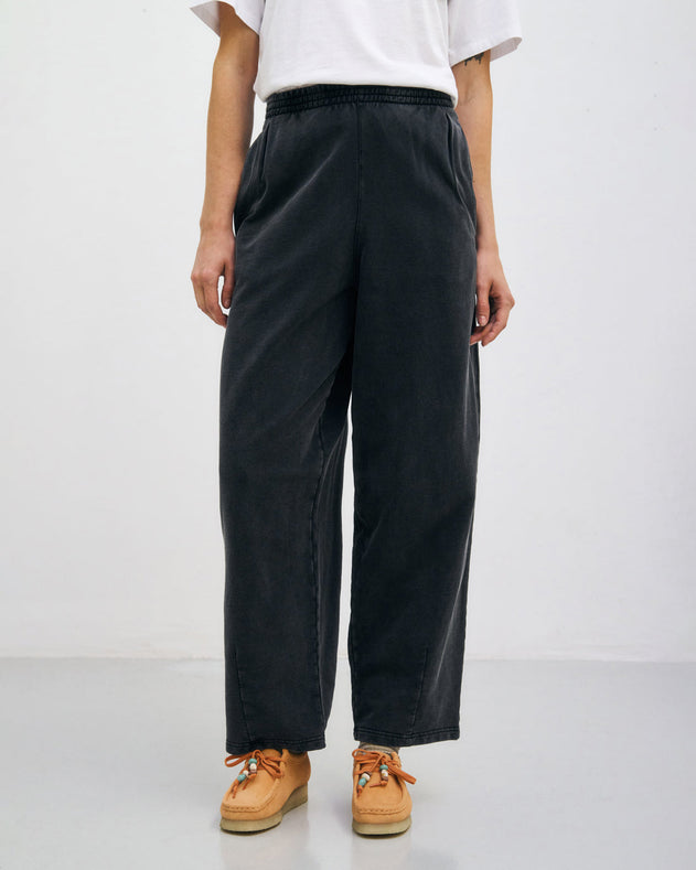 Balloon Pants Washed Black