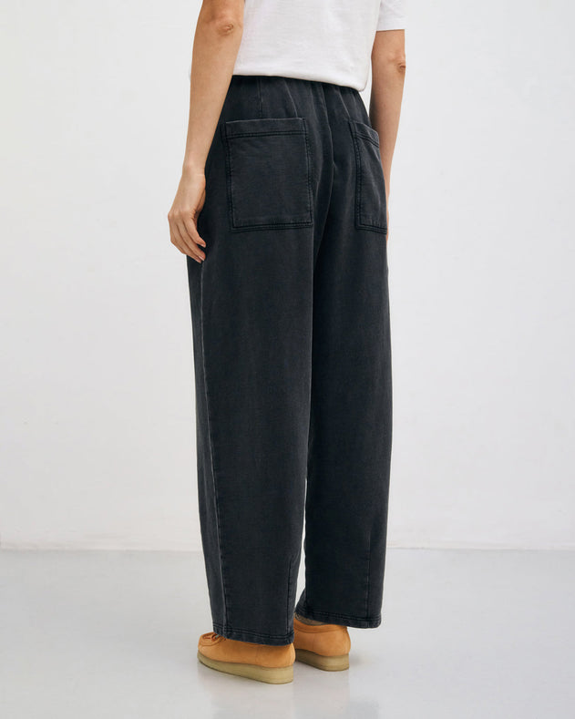 Balloon Pants Washed Black