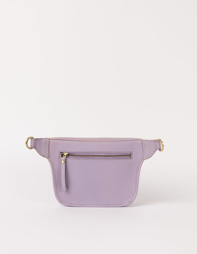 Beck's Bum Bag Classic Leather Lavender