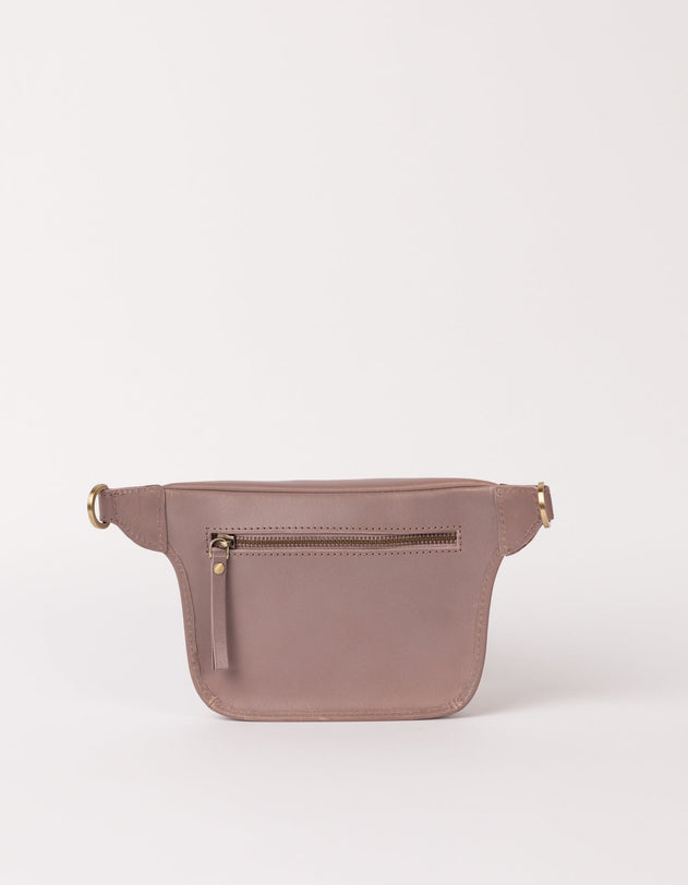 Beck's Bum Bag Classic Leather Pale Mauve