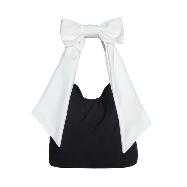 Rainsisters Bow Tote Bag Black Moonlight