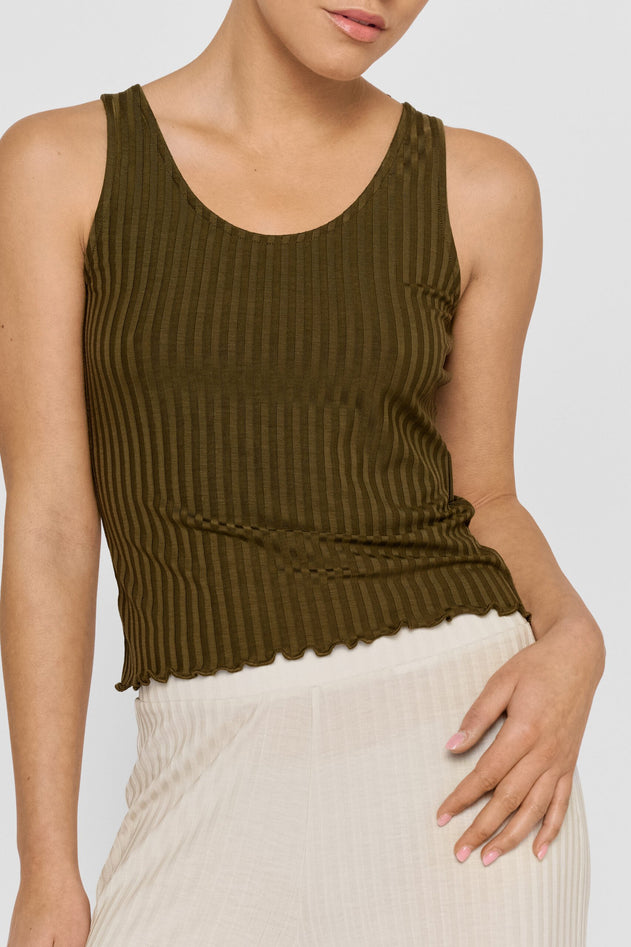 Chami Tank Top Khaki