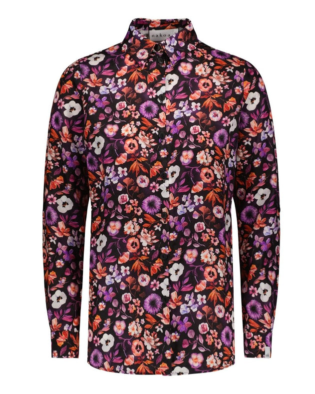 Chloe Button - up Shirt Violettes - IVALO.COM