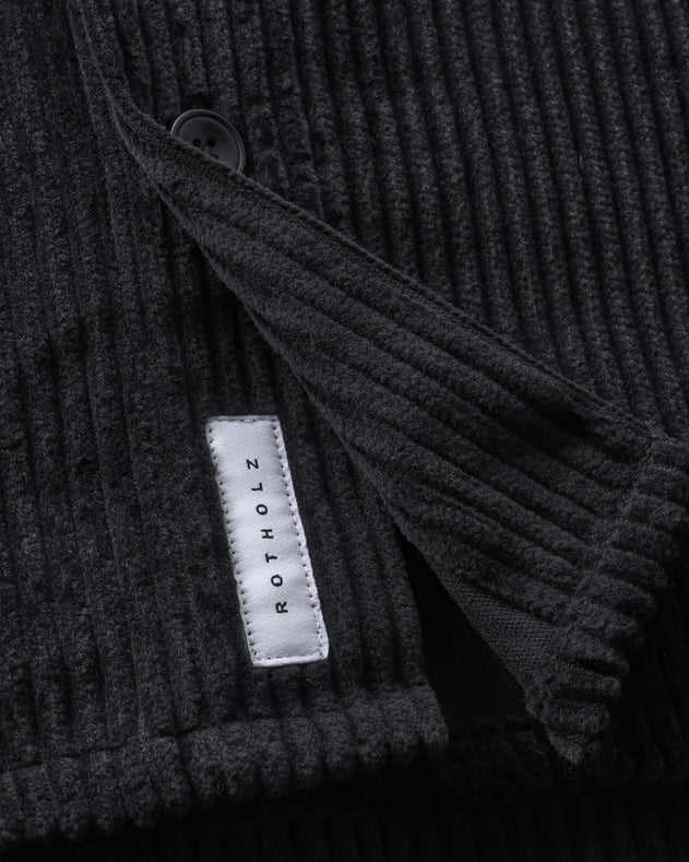 Cord Casual Shirt True Black