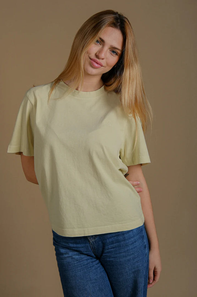 Women’s Essential Pigment T-Shirt White Jade