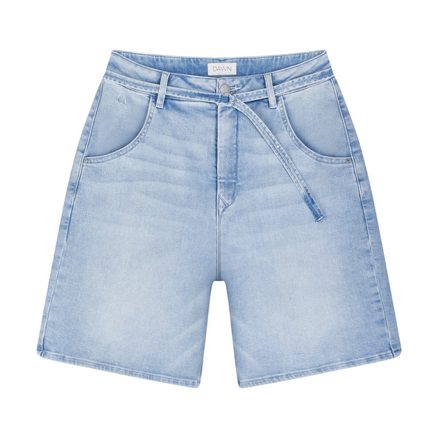 Blinky Soft Denim Shorts Light Blue