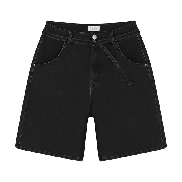 Blinky Soft Denim Shorts Black Denim