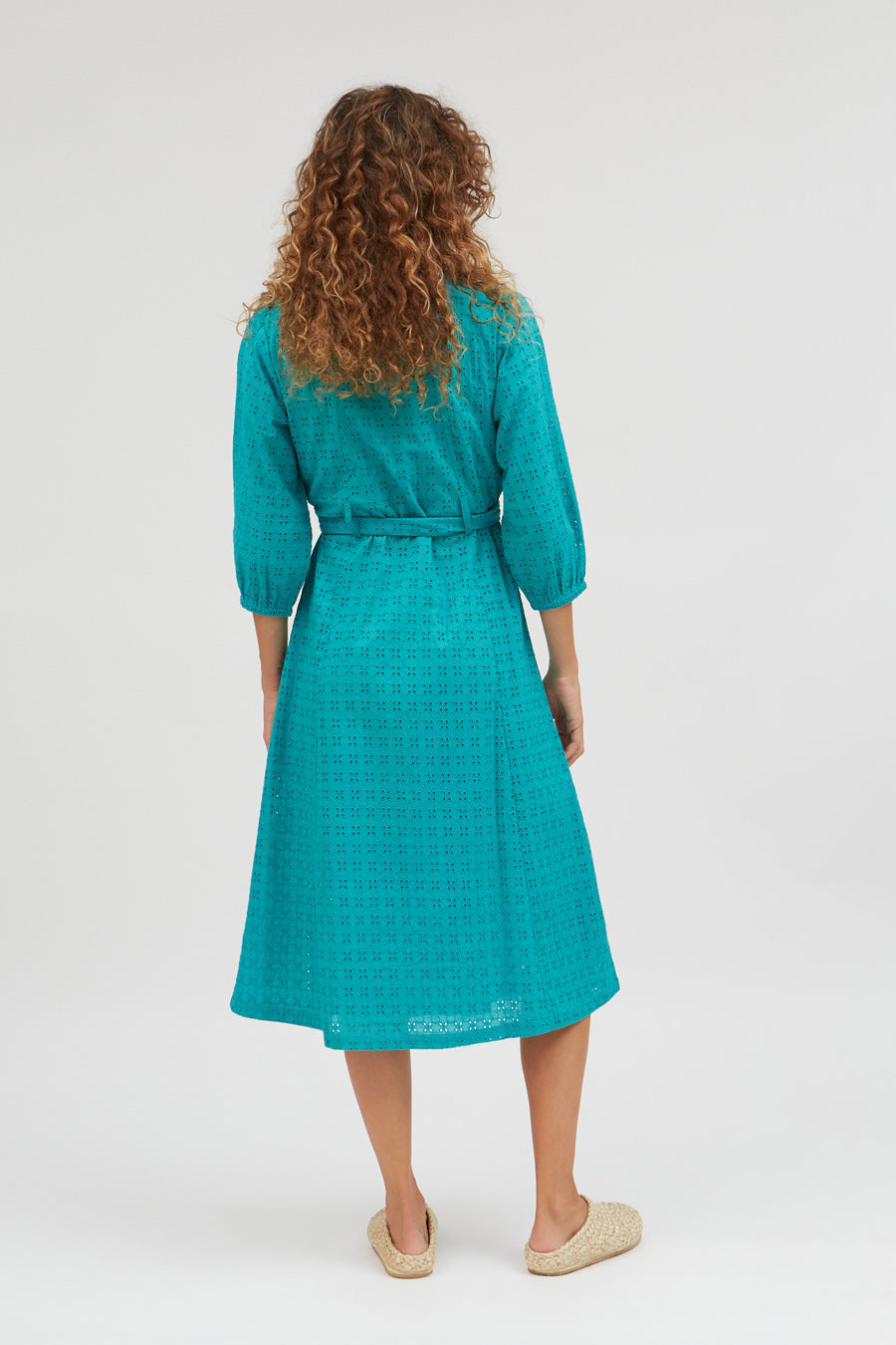 Volga Dress Turquoise