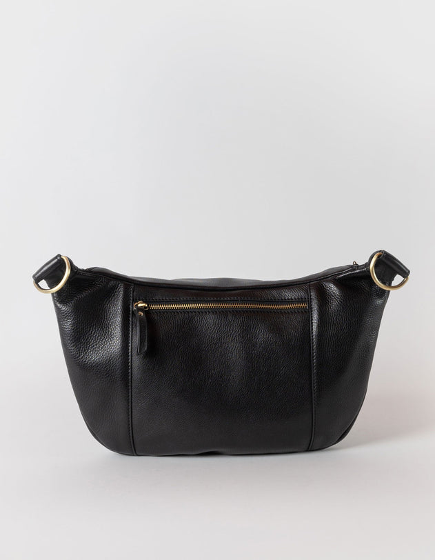 Drew Bum Bag Maxi Black Soft Grain Leather