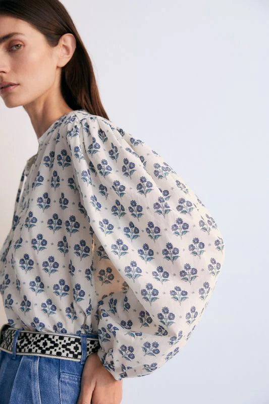 Women's Eleni Blouse Blue Hyacinth