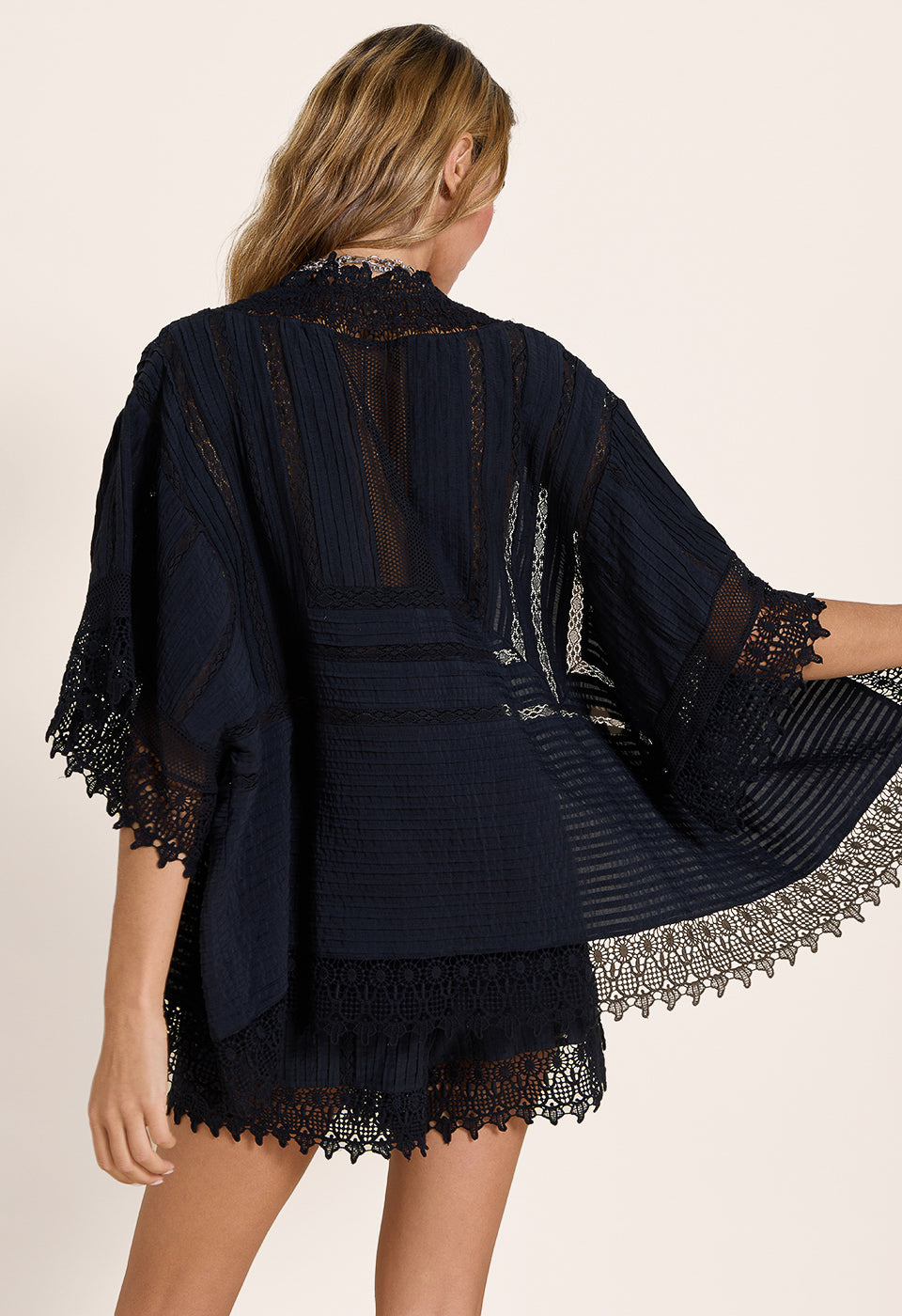 Ethereal Kimono Jacket Onyx Black