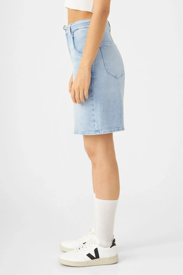 Blinky Soft Denim Shorts Light Blue