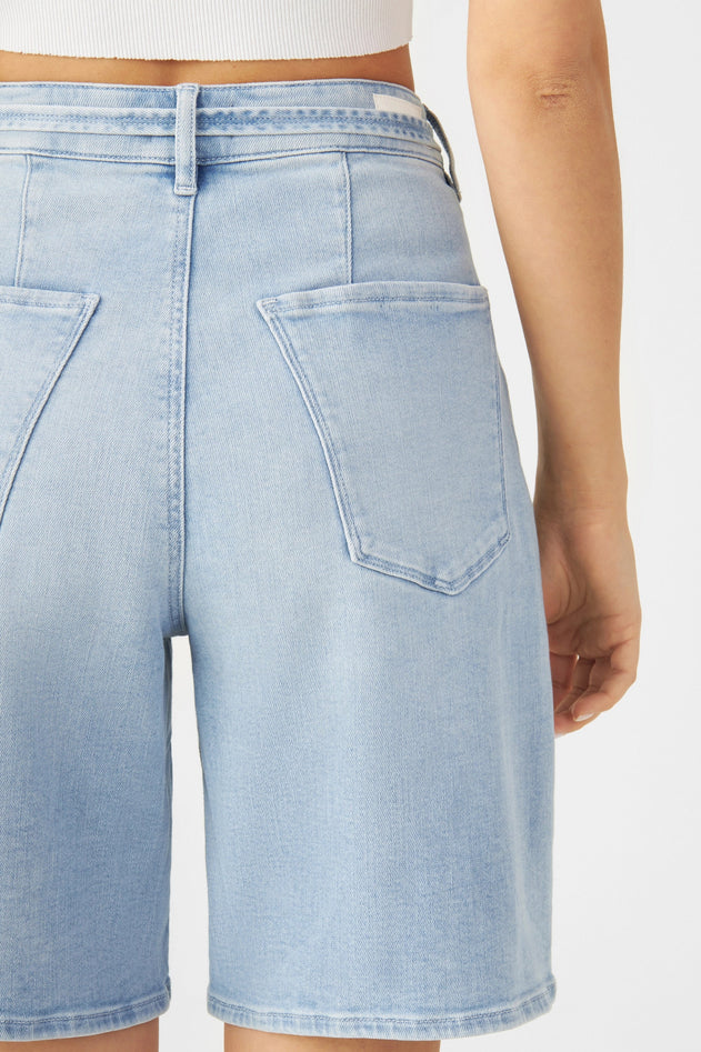 Blinky Soft Denim Shorts Light Blue