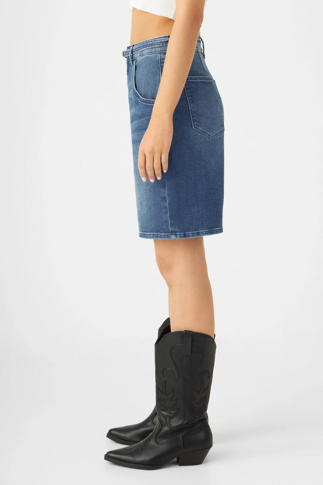 Blinky Soft Denim Shorts Vintage Blue