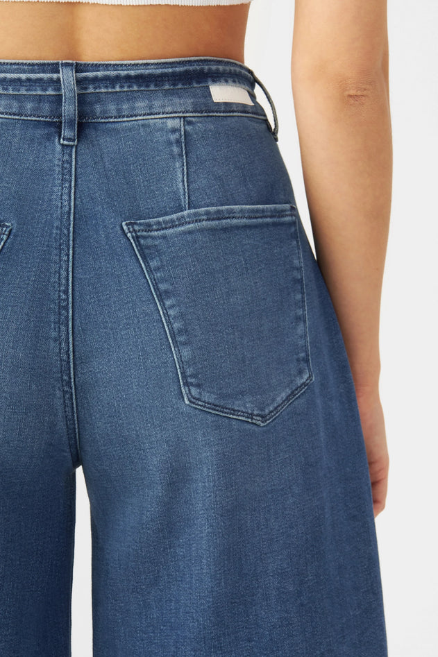 Blinky Soft Denim Shorts Vintage Blue