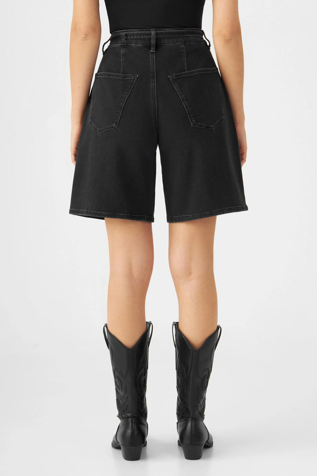Blinky Soft Denim Shorts Black Denim