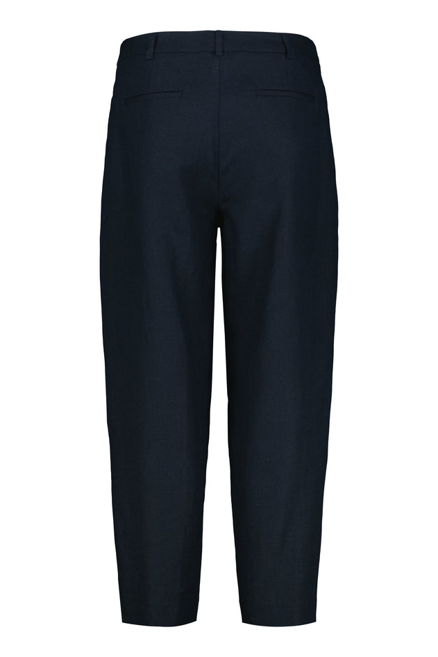 Finby Linen Pants Sea Blue