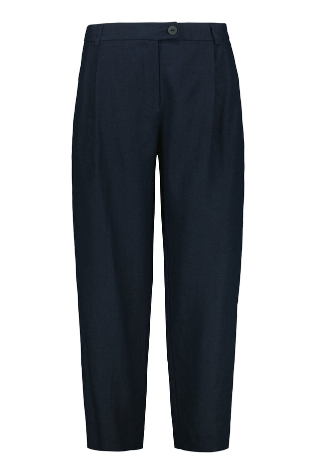 Finby Linen Pants Sea Blue