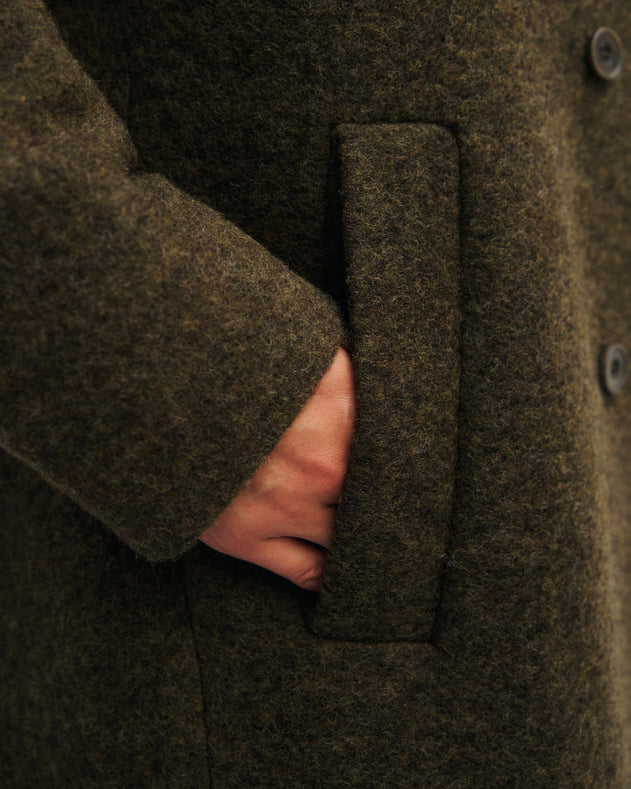Formal Coat Forest Green