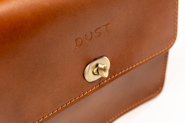 Leather Crossbody Santa Fe Collection Brown