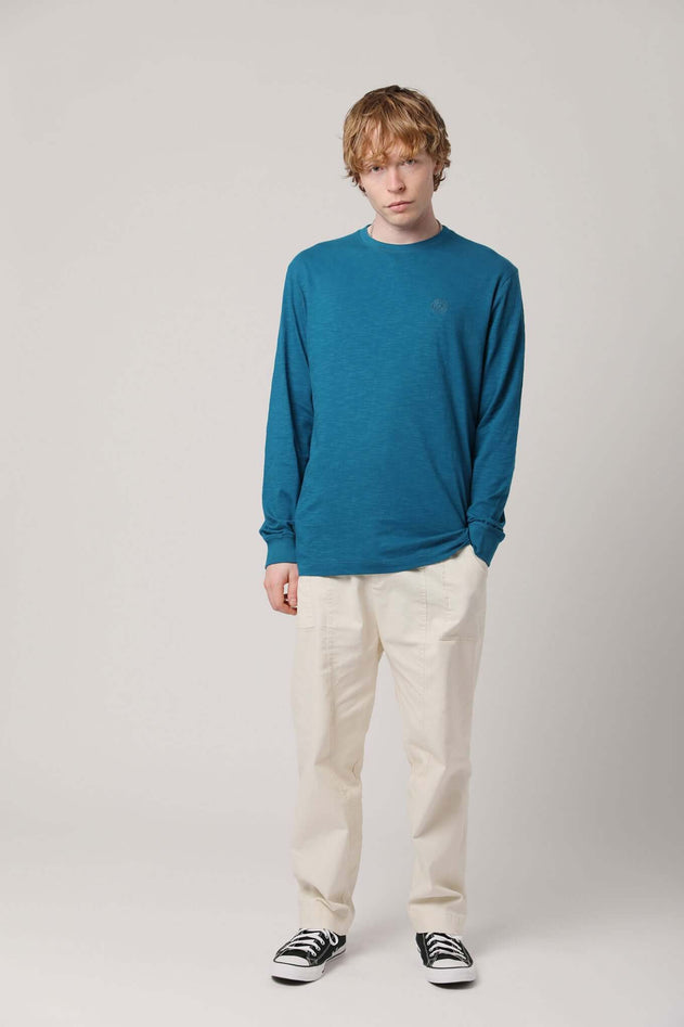 Hakon Long Sleeve Teal Blue