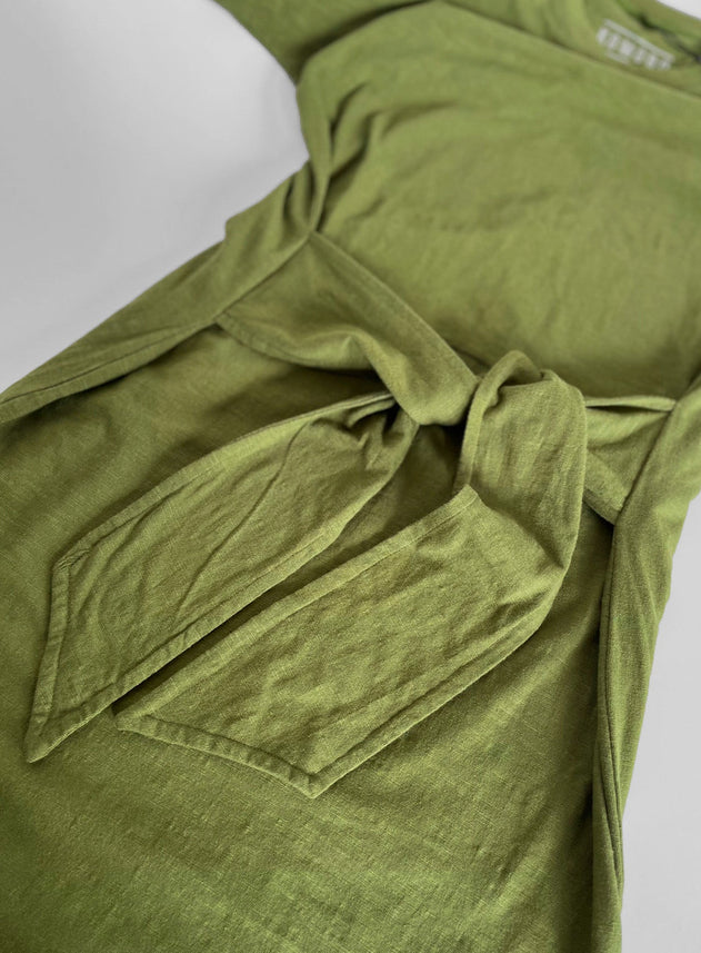Fonda Organic Cotton Dress Green