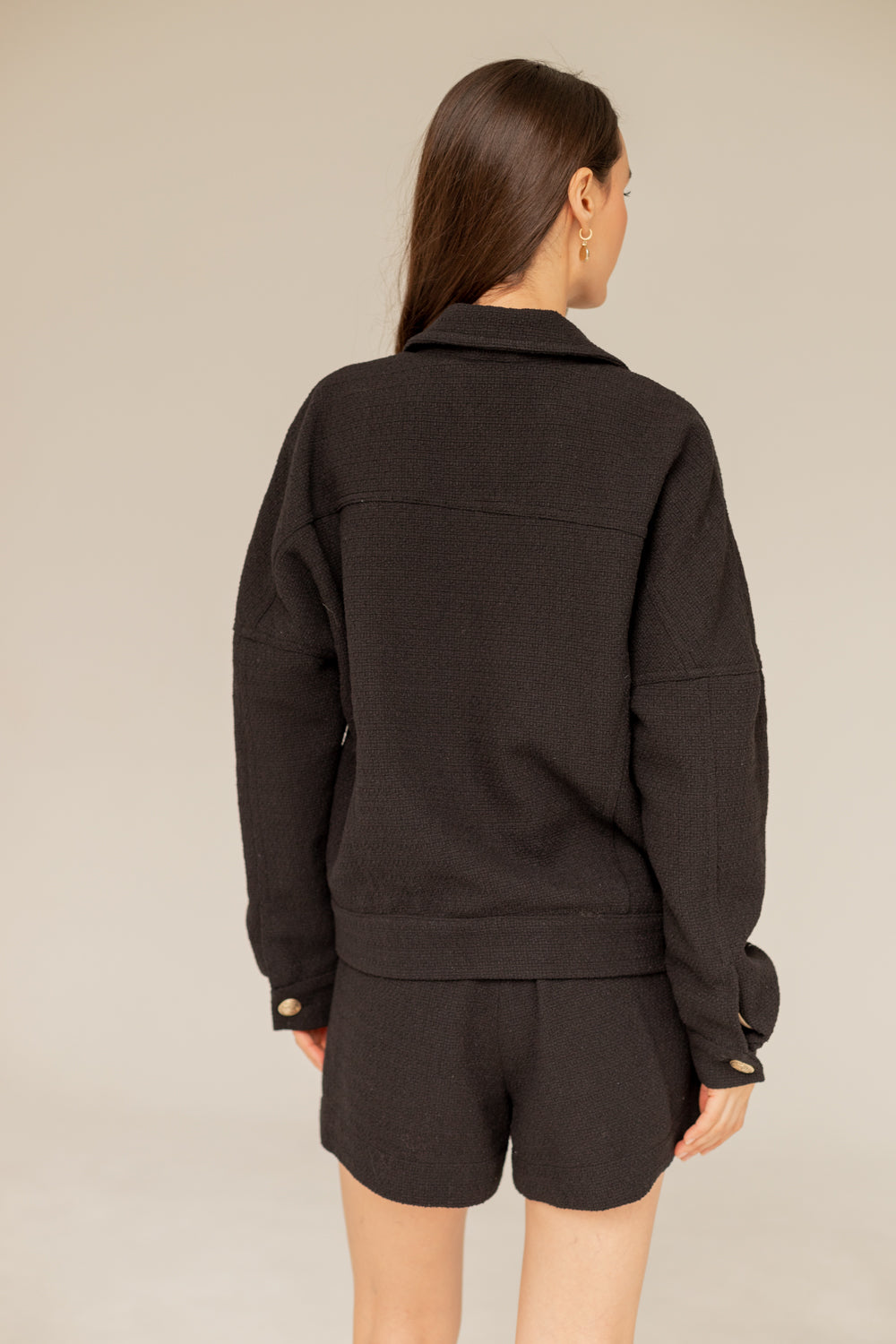 Enteliér Tweed Jacket Black