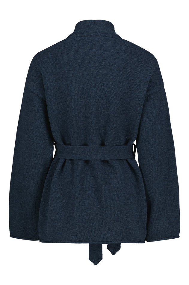 Iniö Merino Wool Jacket Archipelago Blue