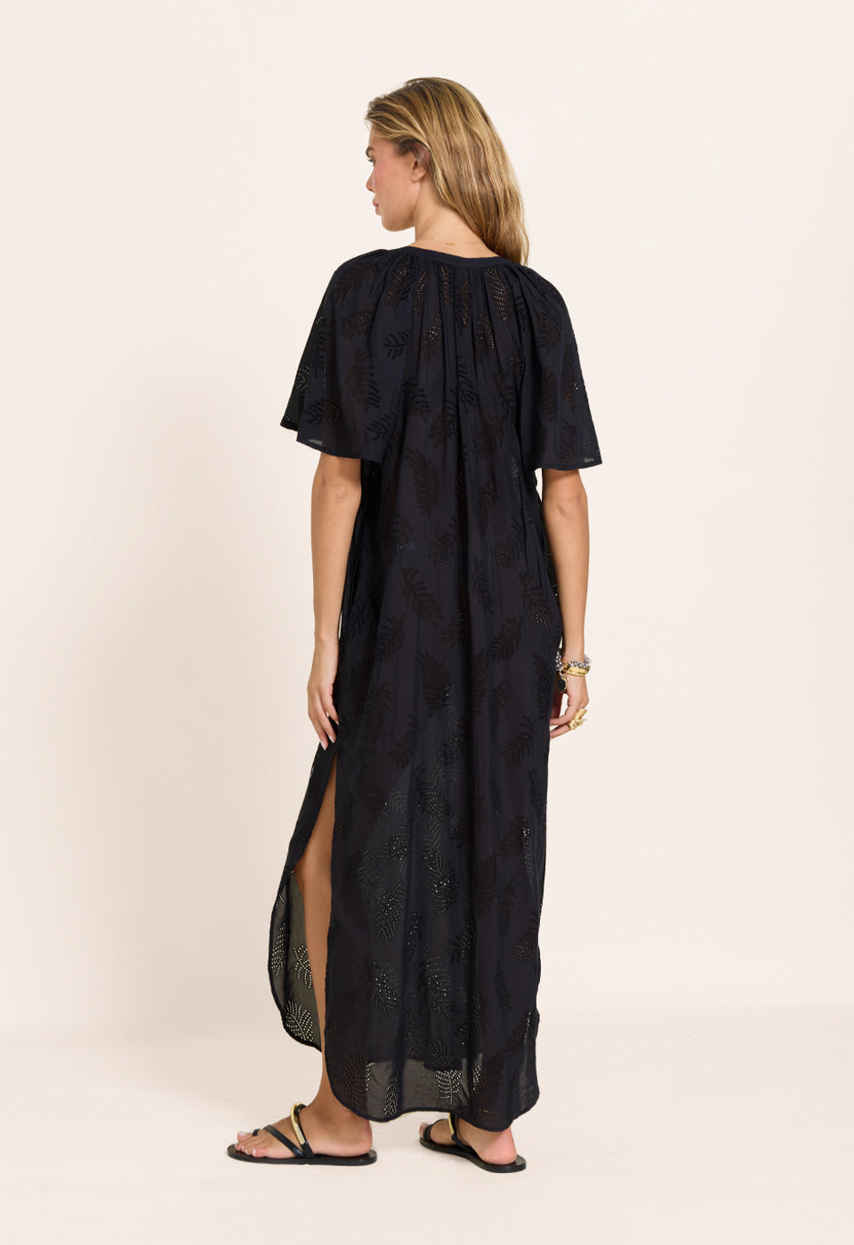 Isadora Kaftan Dress Onyx Black