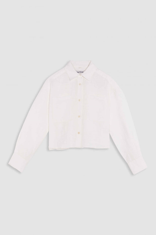 Quinn Button-up Shirt Optical White