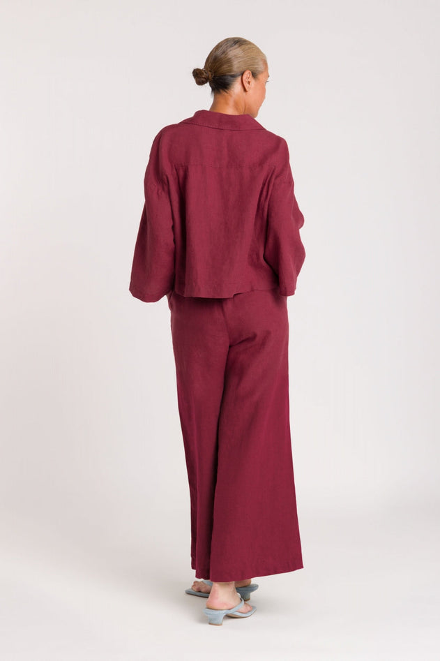 Wanda Shirt Dark Red