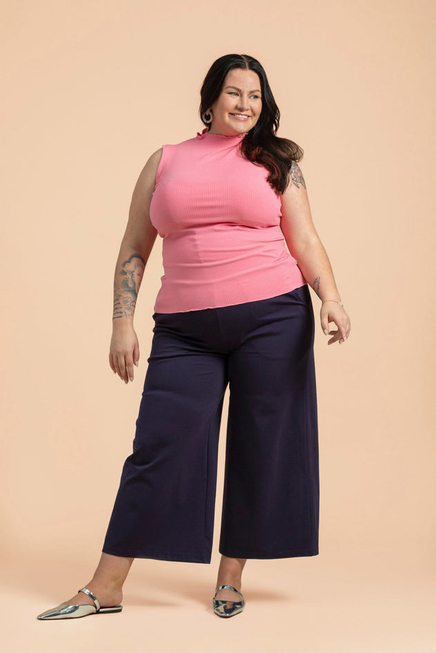 Rib Top Tulip Pink