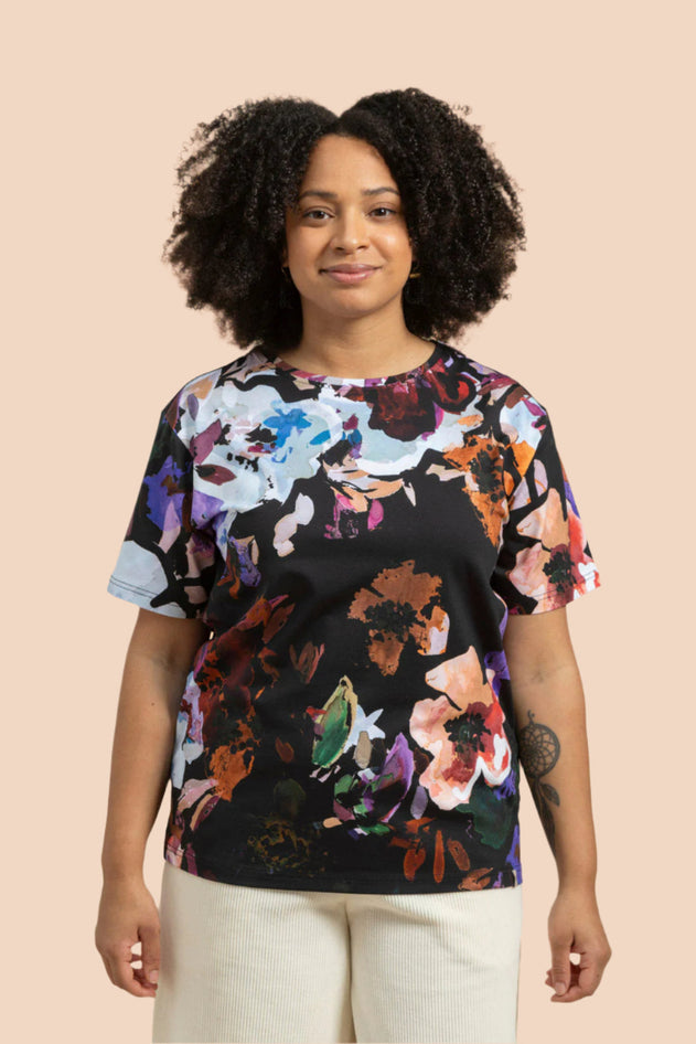 T-shirt Black Anemone
