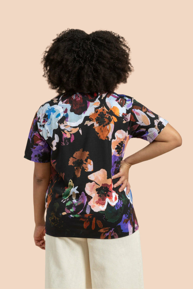 T-shirt Black Anemone