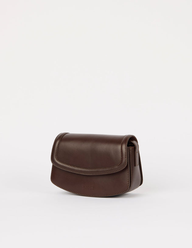 Kendalini Bag Classic Leather Chocolate Brown