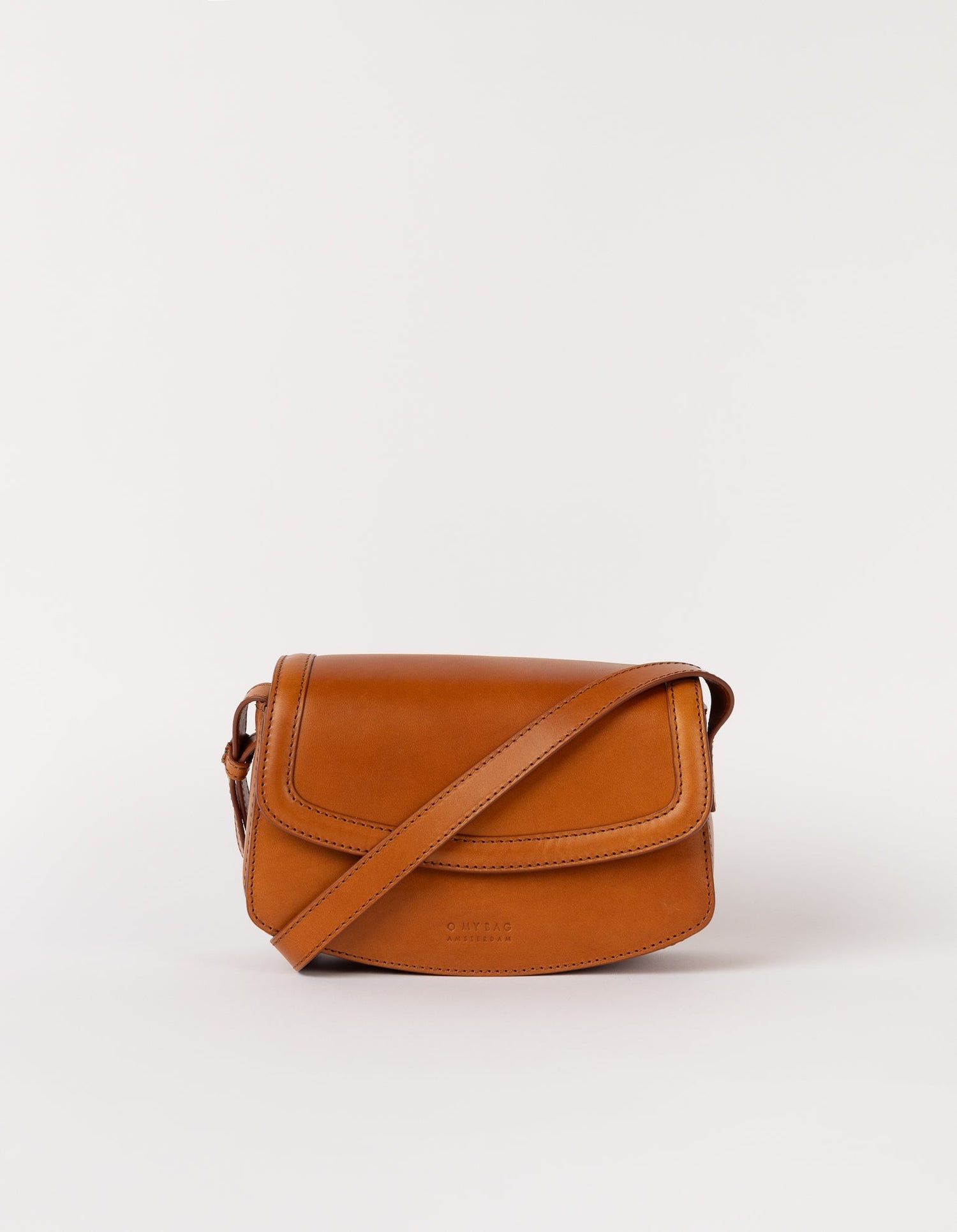 Kendalini Classic Leather Bag Cognac