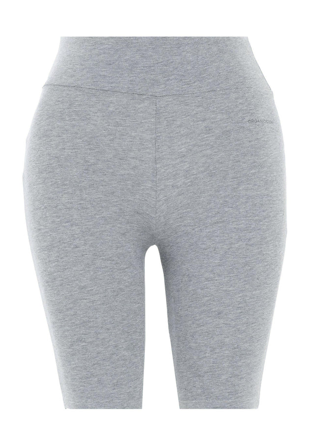 Lolla Organic Cotton Biker Shorts Dark Grey Melange
