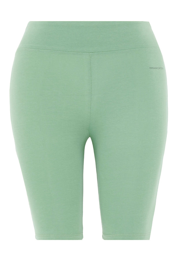 Lolla Organic Cotton Biker Shorts Mineral Green