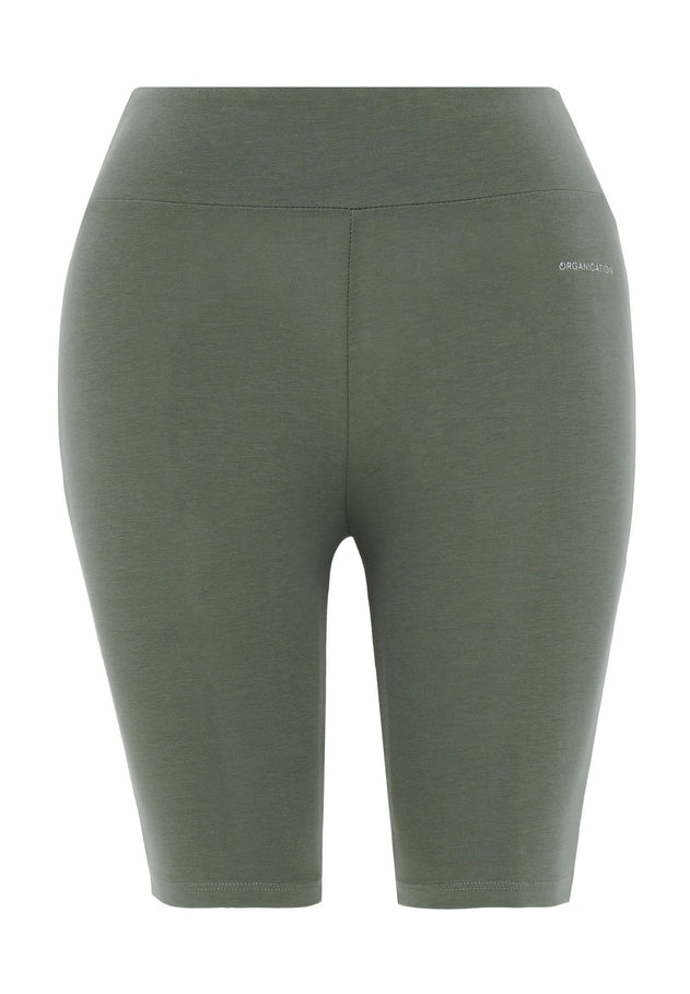 Lolla Organic Cotton Biker Shorts Olive