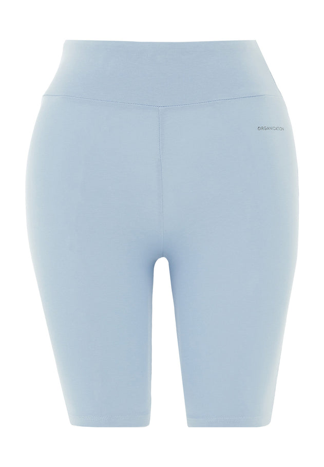 Lolla Organic Cotton Biker Shorts Powder Blue