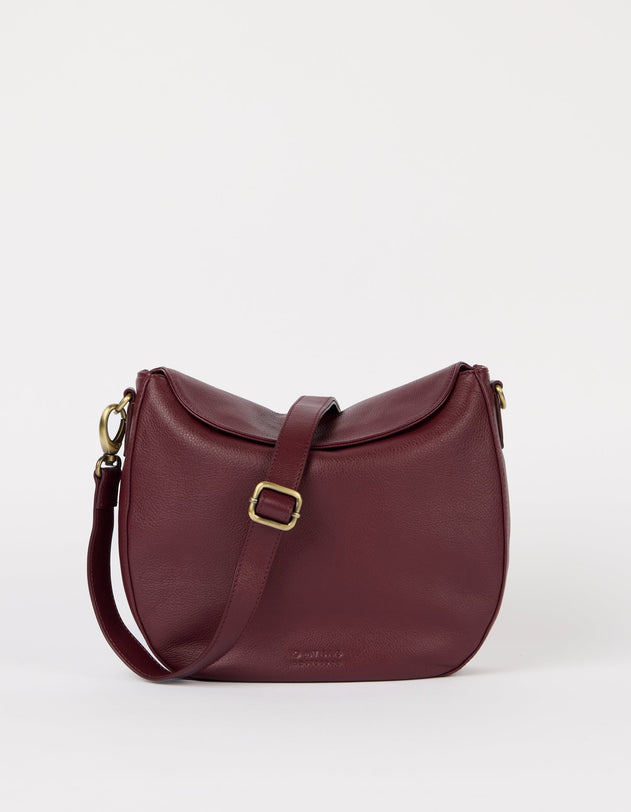 Lana Bag Soft Grain Dark Cherry