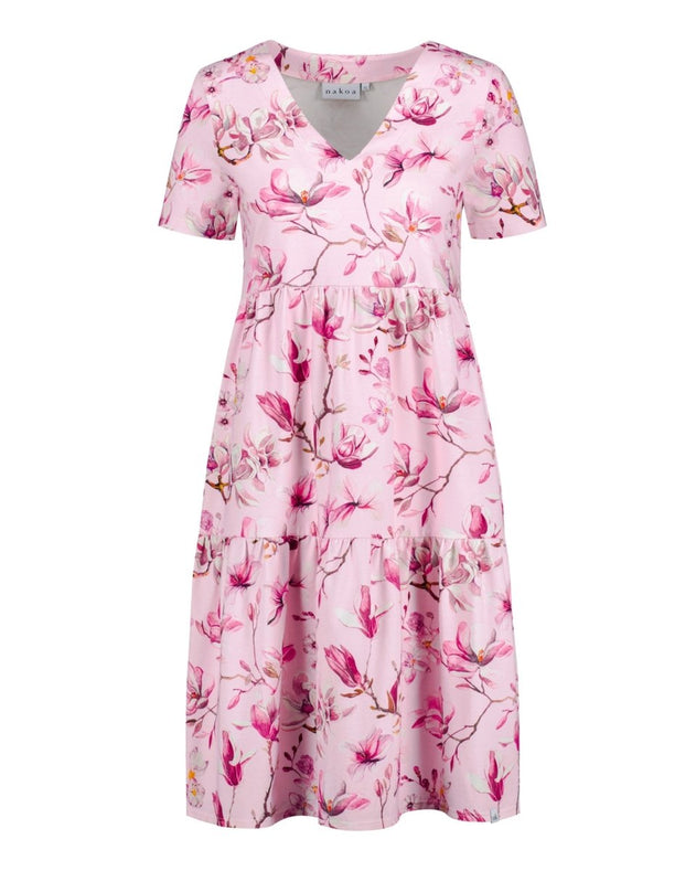 Layered Dress Ballet of Blossoms Pink - IVALO.COM